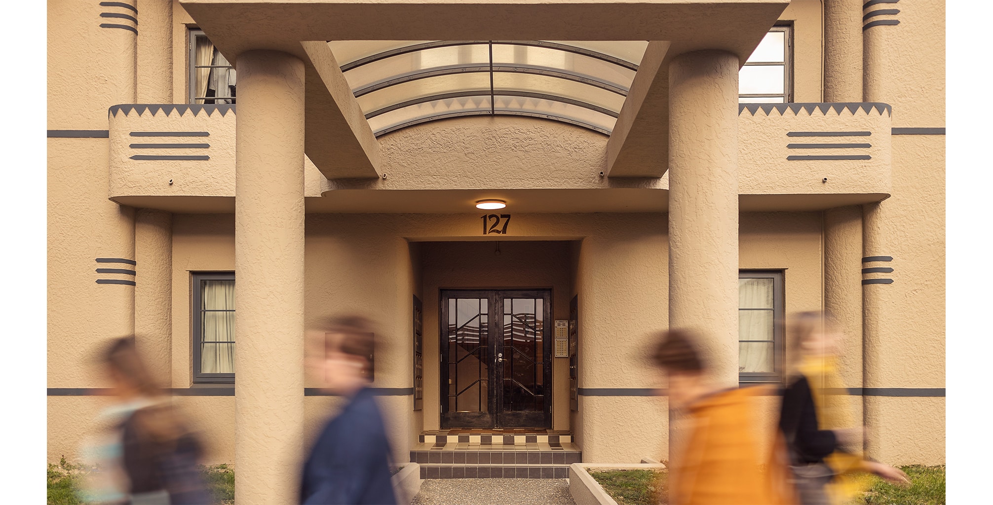 Westhaven Apartments in Wellington, Entrance - Respond Architects